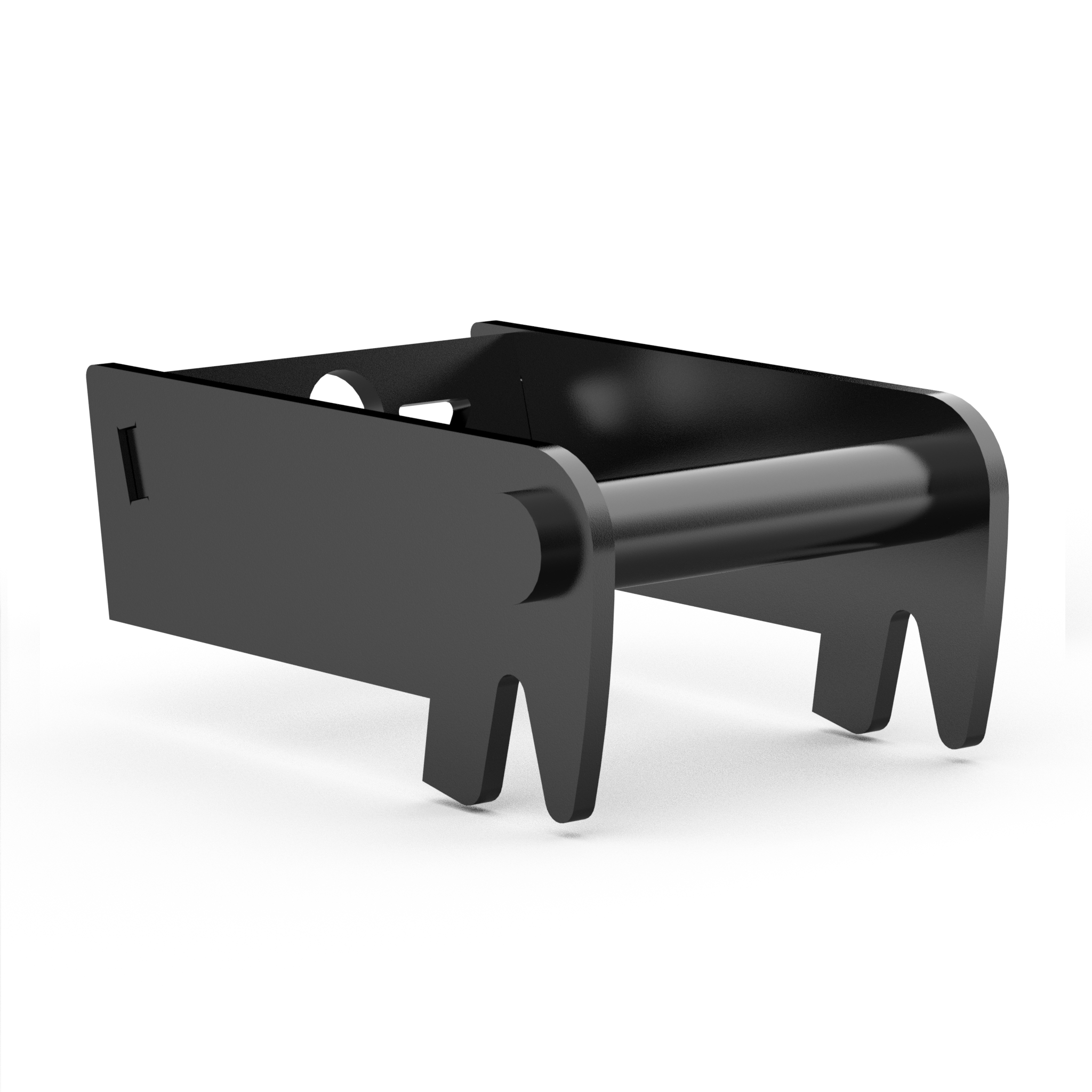 MS01-Aufnahme für Bagger, passend für hochwertige Anbaugeräte wie Tieflöffel und Grabenräumlöffel, erhältlich bei Heinz Baumaschinen.