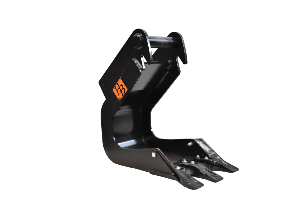 Lehmlöffel für Bagger in verschiedenen Größen und Aufnahmen, ideal für präzise Arbeiten im Lehmboden, erhältlich bei Heinz Baumaschinen.