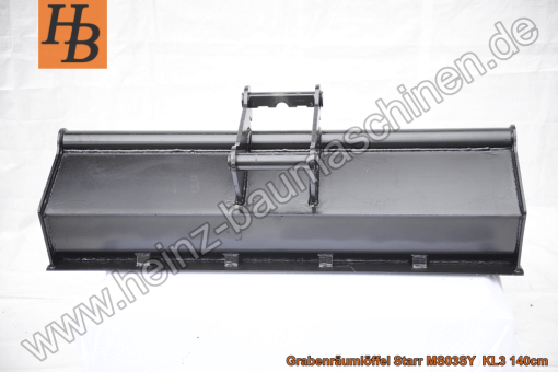Grabenräumlöffel Grabenwanne Grabenschaufel Starr 1400mm MS03 SW03 QC03 SY KL3