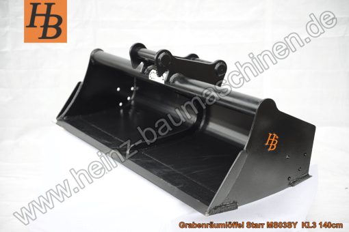 Grabenräumlöffel Grabenwanne Grabenschaufel Starr 1400mm MS03 SW03 QC03 SY KL3