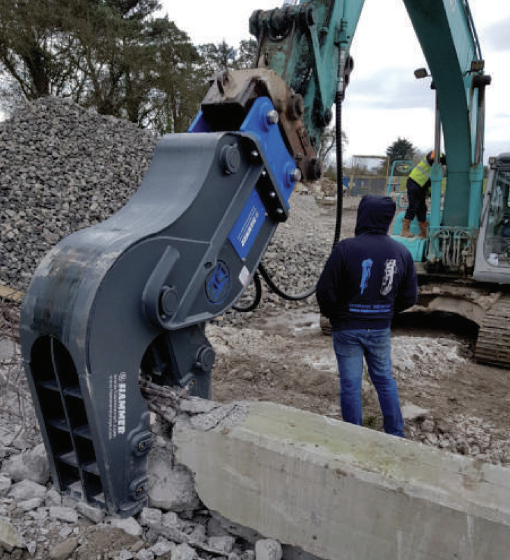 Pulverisierer FP26 für Bagger Minibagger 20 bis 32 to