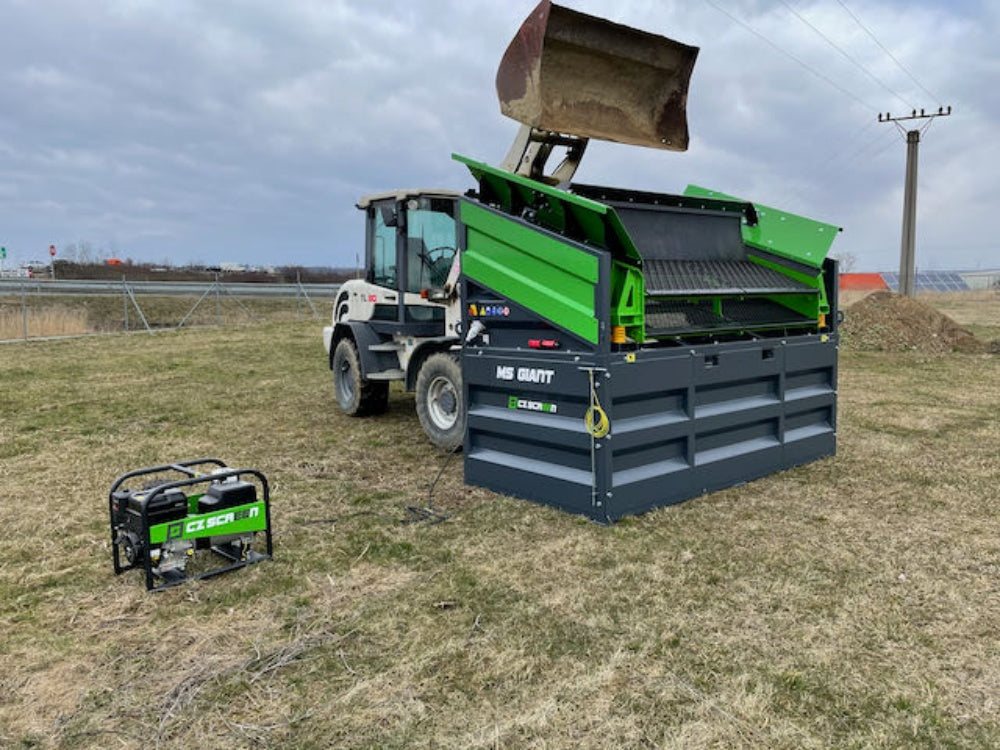 Siebanlage Flachdecksiebanlage 2-Deck-Siebmaschinen Rüttelsieb HBSA-GIGANT