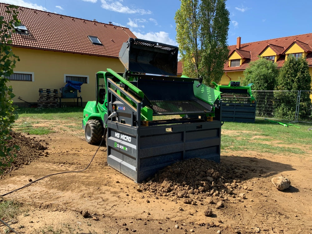 Mobile Siebanlage Flachdecksiebanlage Rüttelsieb HBSA-Micro