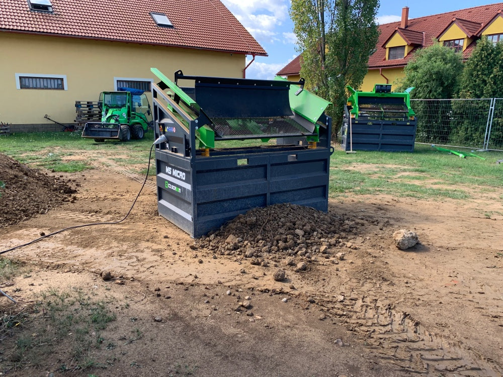 Mobile Siebanlage Flachdecksiebanlage Rüttelsieb HBSA-Micro