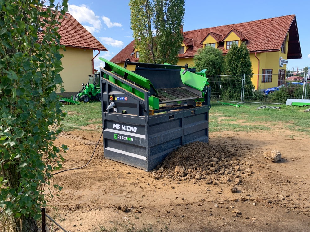 Mobile Siebanlage Flachdecksiebanlage Rüttelsieb HBSA-Micro