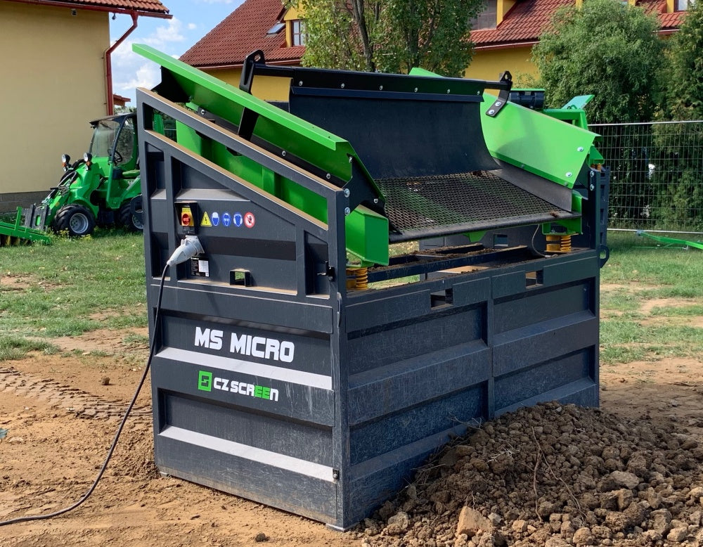 Mobile Siebanlage Flachdecksiebanlage Rüttelsieb HBSA-Micro