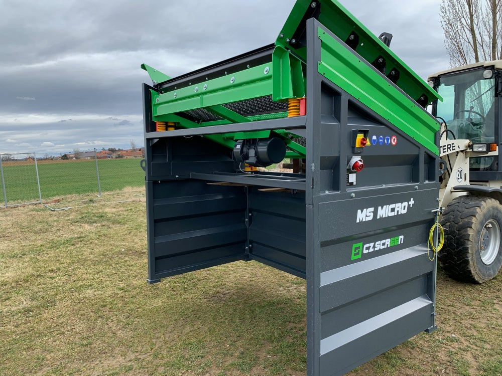 Mobile Siebanlage Flachdecksiebanlage Rüttelsieb HBSA-Micro+