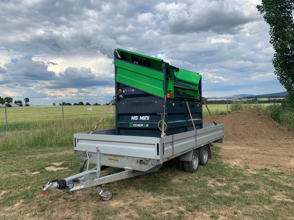 Siebanlage Flachdecksiebanlage 2-Deck-Siebmaschinen Rüttelsieb HBSA-Mini