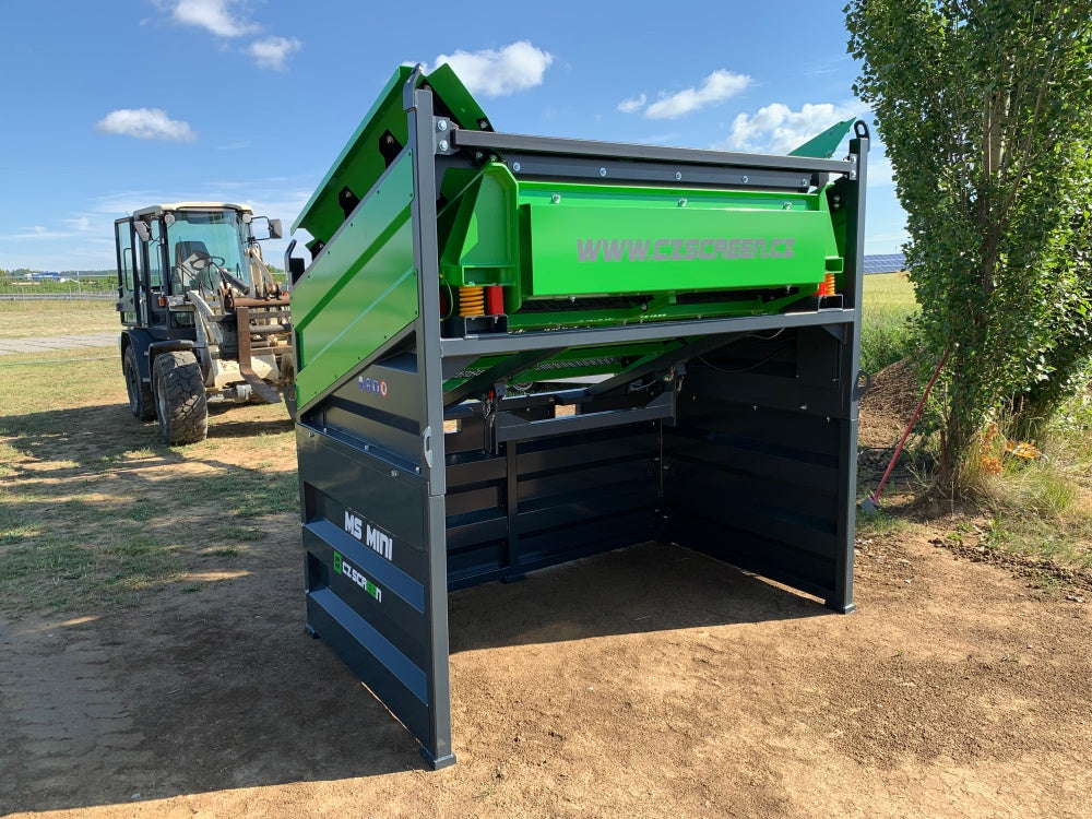 Siebanlage Flachdecksiebanlage 2-Deck-Siebmaschinen Rüttelsieb HBSA-Mini