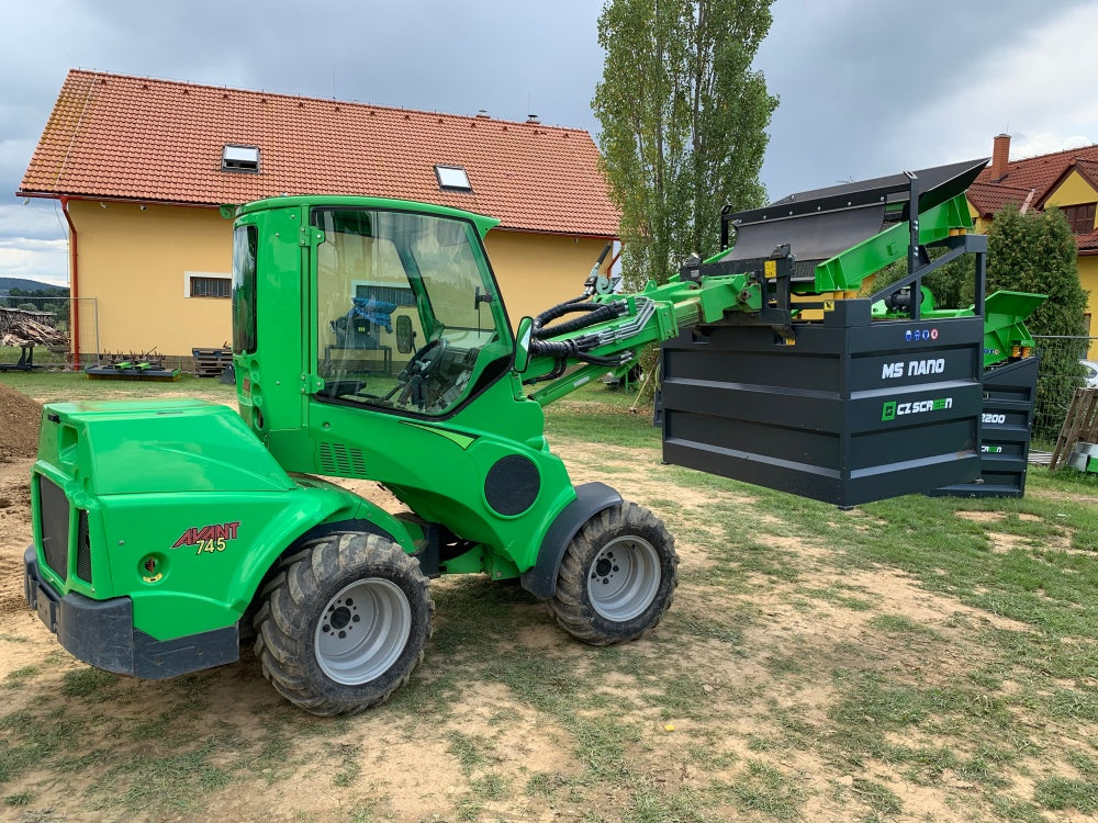 Mobile Siebanlage Flachdecksiebanlage Rüttelsieb HBSA-NANO