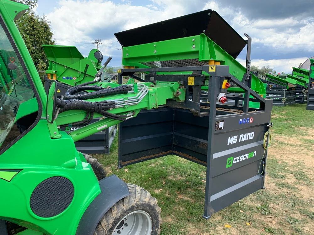 Mobile Siebanlage Flachdecksiebanlage Rüttelsieb HBSA-NANO