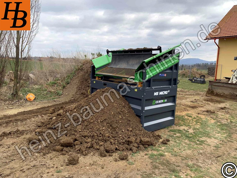 Mobile Siebanlage Flachdecksiebanlage Rüttelsieb HBSA-Micro+