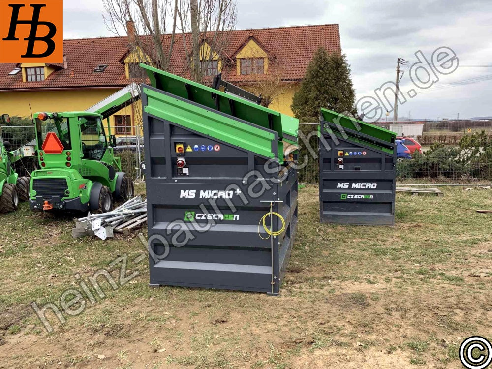 Mobile Siebanlage Flachdecksiebanlage Rüttelsieb HBSA-Micro+