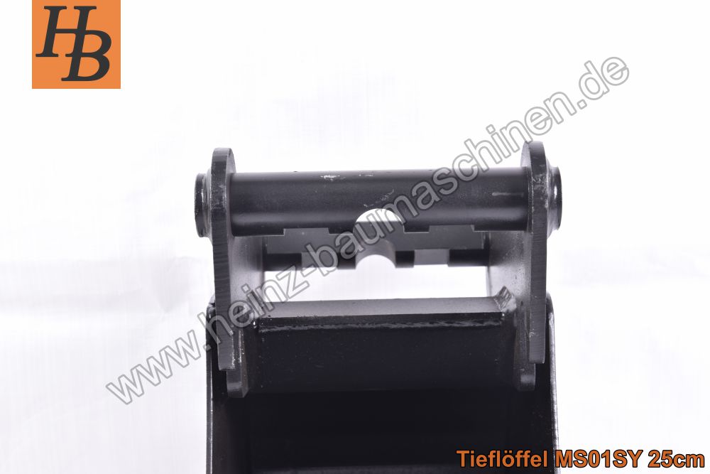 Tieflöffel Baggerlöffel Baggerschaufel 250mm MS01 SW01 QC01 SY KL1