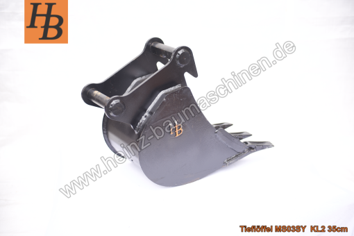 Tieflöffel Baggerlöffel Baggerschaufel 350mm MS03 SW03 QC03 SY KL2