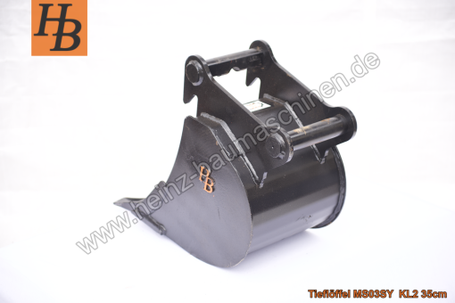 Tieflöffel Baggerlöffel Baggerschaufel 350mm MS03 SW03 QC03 SY KL2
