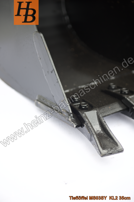 Tieflöffel Baggerlöffel Baggerschaufel 350mm MS03 SW03 QC03 SY KL2