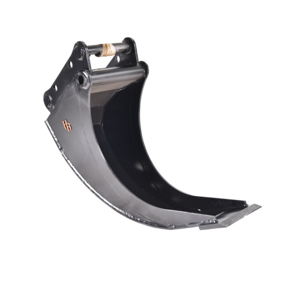 Kabellöffel für Bagger, speziell entwickelt für den Glasfaserausbau, ideal für schmale Kabelgräben und präzise Arbeiten.