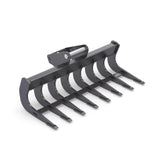 Roderechen, Wurzelrechen 700 mm 6 Zähne für Bagger MS01SY – Robust & Vielseitig