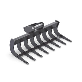 Roderechen, Wurzelrechen 700 mm 6 Zähne für Bagger MS01SY – Robust & Vielseitig