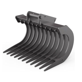 Roderechen, Wurzelrechen 800 mm 8 Zähne für Bagger MS08SY – Robust & Vielseitig