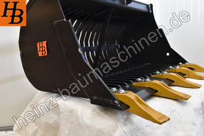 Sieblöffel 1000 mm - MS03SY | Effizienter Sortier- und Gitterlöffel für Baumaschinen