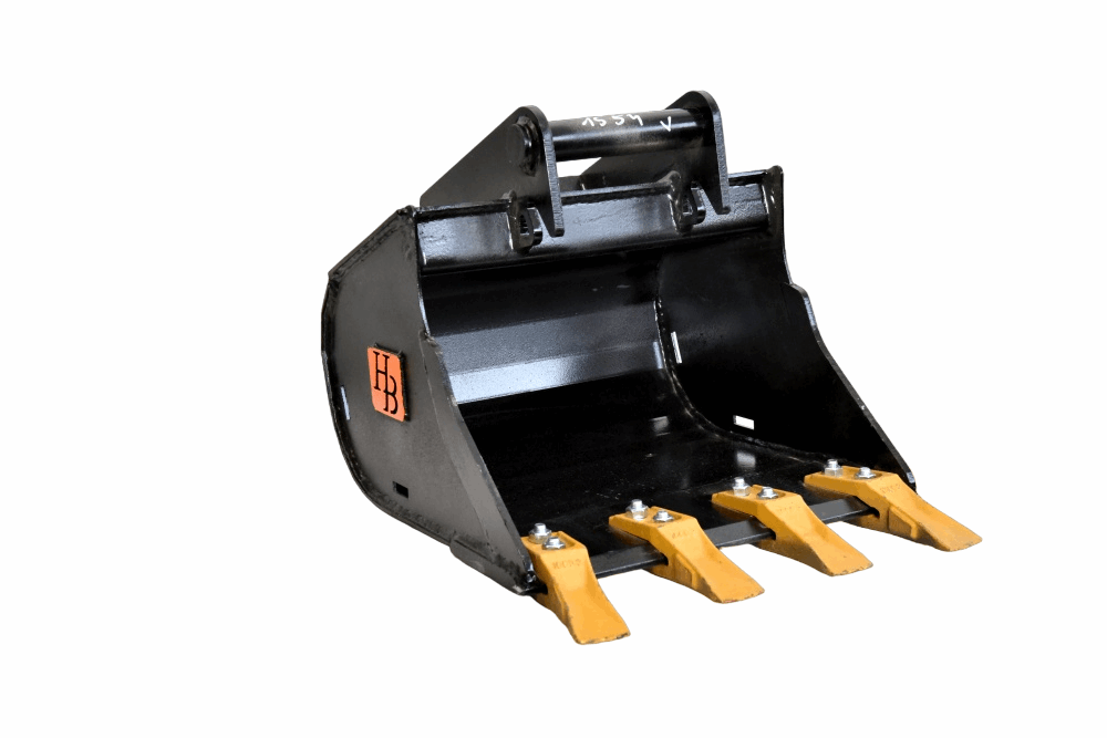 Tieflöffel 450mm 45cm MS01 KL1 | Robuster Baggerlöffel für Bauarbeiten
