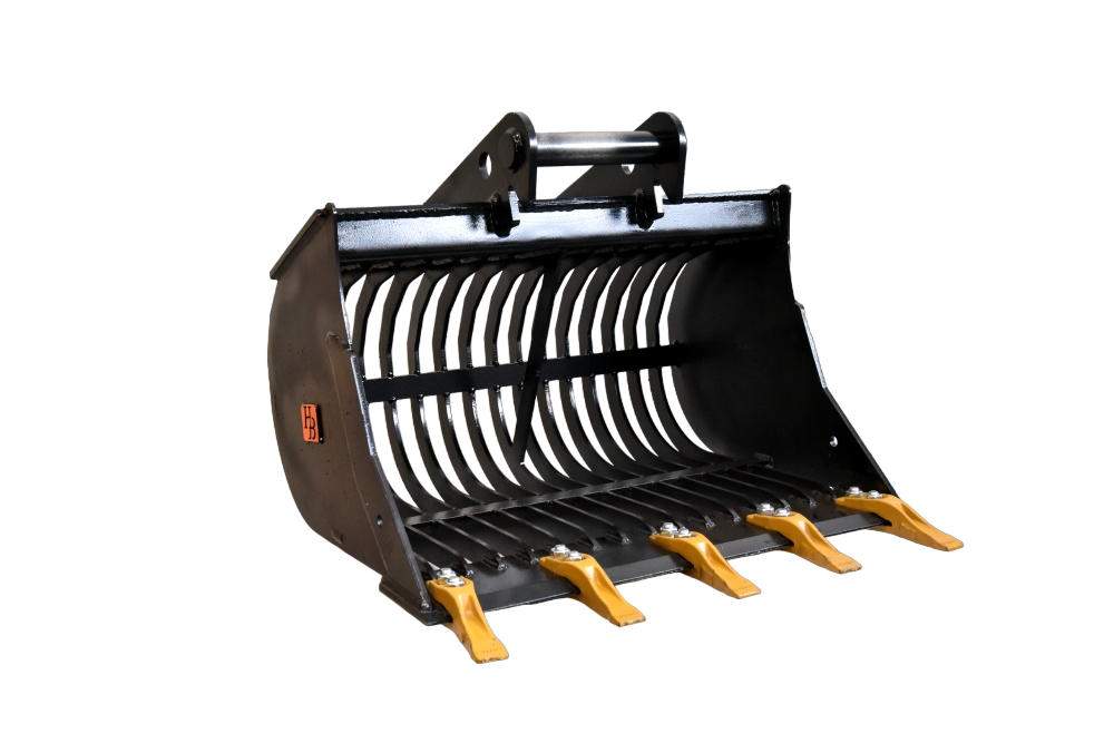 Sieblöffel 1000mm 100cm MS08 KL4 | Effizienter Sortier- und Gitterlöffel für Baumaschinen