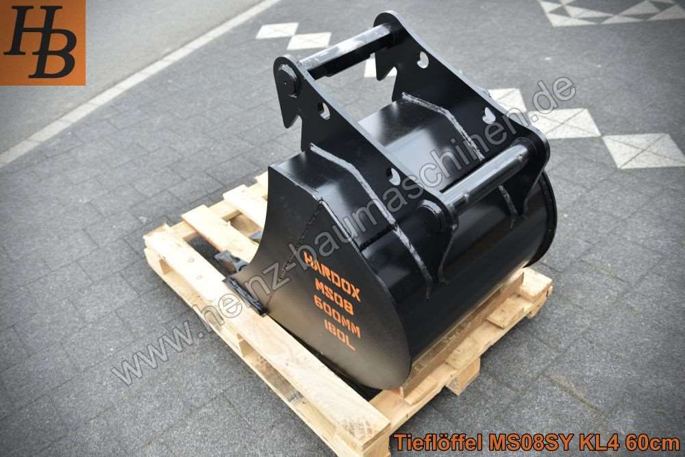 Tieflöffel Baggerlöffel Baggerschaufel 600mm MS08 SW08 QC08 SY KL4