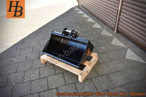 Grabenräumlöffel Grabenwanne Grabenschaufel Starr 800mm Bolzen KL1