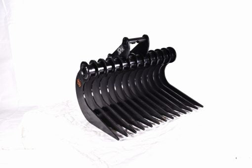 Roderechen, Wurzelrechen 1000 mm 13 Zähne für Bagger MS03SY – Robust & Vielseitig