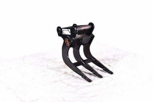 Roderechen, Wurzelrechen 300 mm 3 Zähne für Bagger MS01SY – Robust & Vielseitig