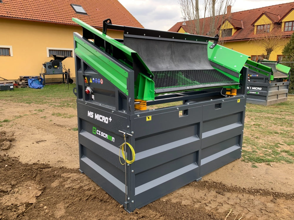 Mobile Siebanlage Flachdecksiebanlage Rüttelsieb HBSA-Micro+