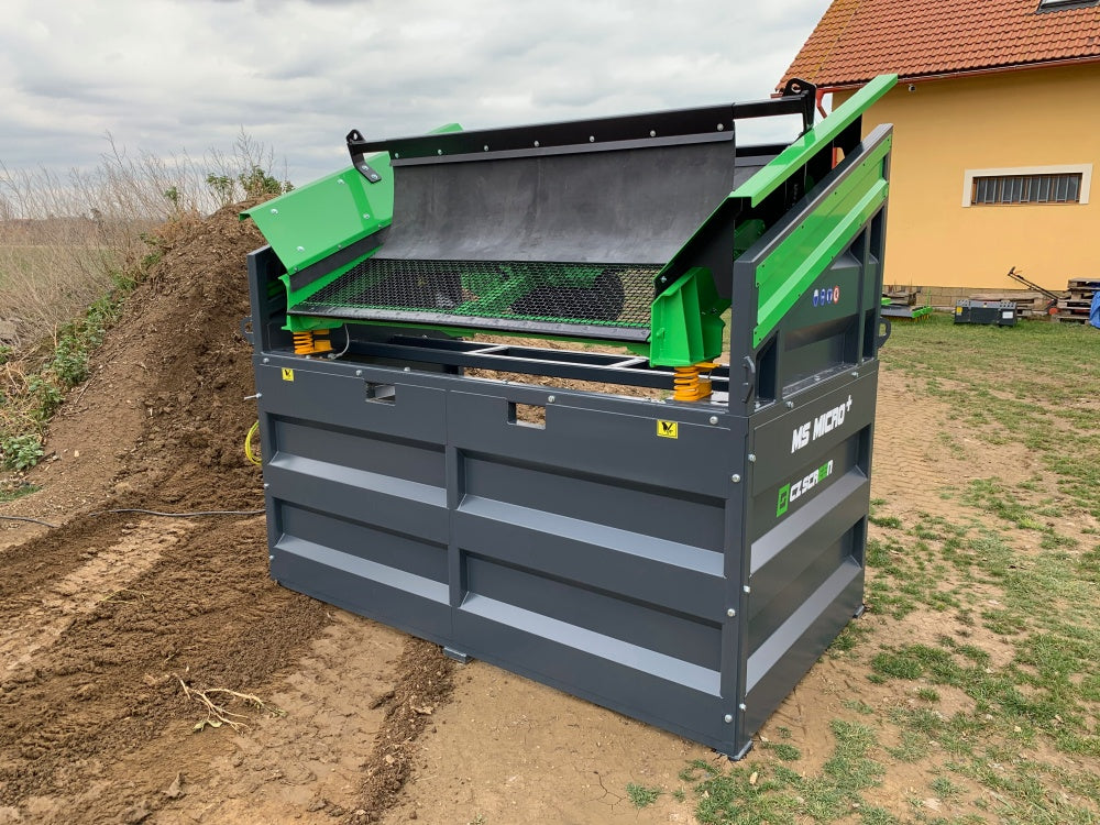 Mobile Siebanlage Flachdecksiebanlage Rüttelsieb HBSA-Micro+