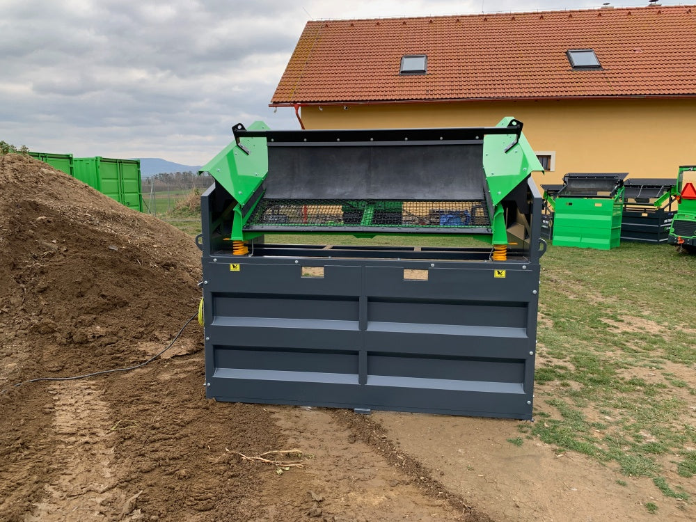 Mobile Siebanlage Flachdecksiebanlage Rüttelsieb HBSA-Micro+