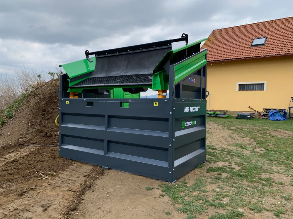 Mobile Siebanlage Flachdecksiebanlage Rüttelsieb HBSA-Micro+