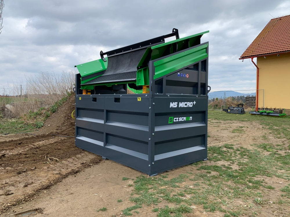 Mobile Siebanlage Flachdecksiebanlage Rüttelsieb HBSA-Micro+