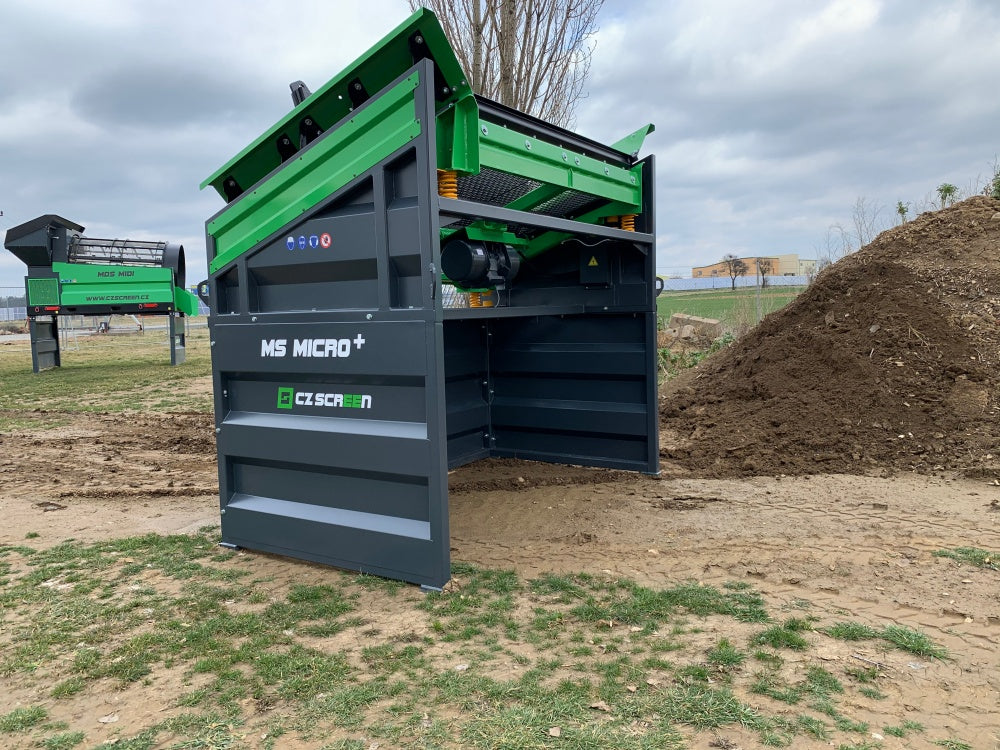 Mobile Siebanlage Flachdecksiebanlage Rüttelsieb HBSA-Micro+