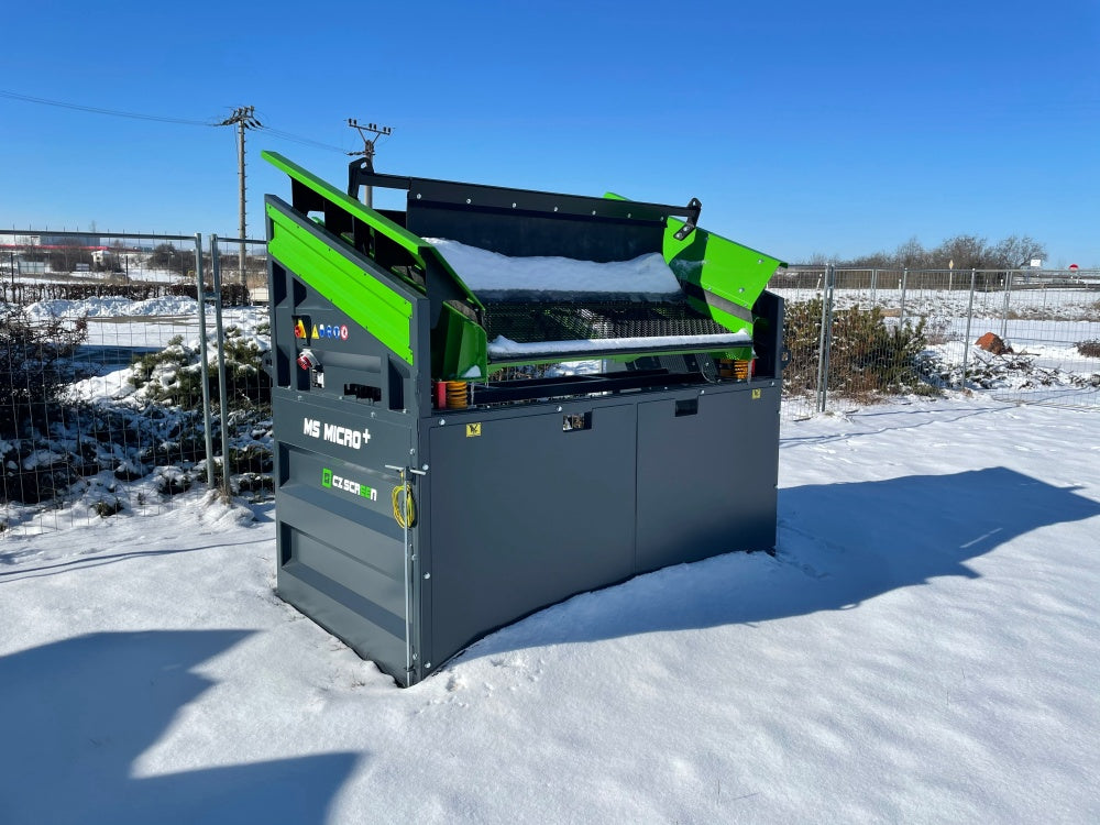 Mobile Siebanlage Flachdecksiebanlage Rüttelsieb HBSA-Micro+