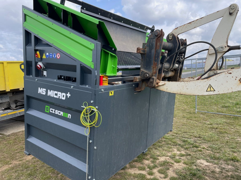 Mobile Siebanlage Flachdecksiebanlage Rüttelsieb HBSA-Micro+
