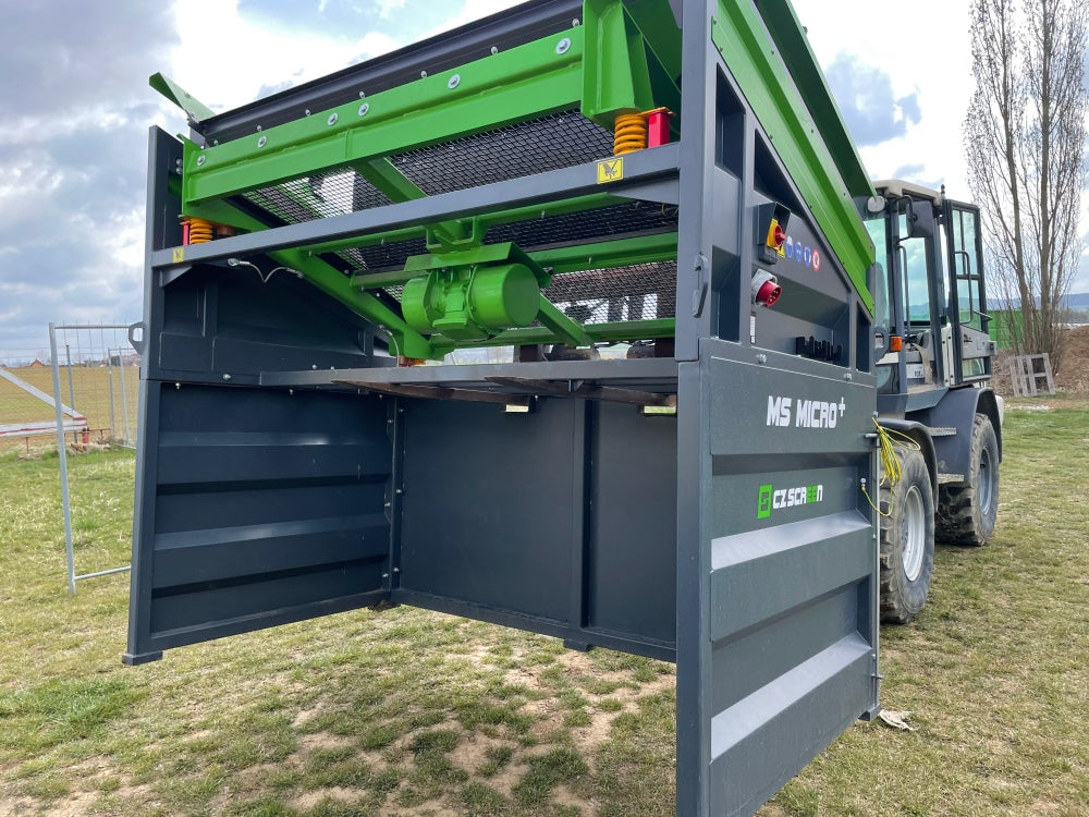Mobile Siebanlage Flachdecksiebanlage Rüttelsieb HBSA-Micro+