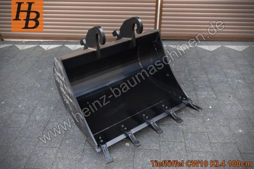 Tieflöffel Baggerlöffel Baggerschaufel 1000mm CW10 Verachtert KL4