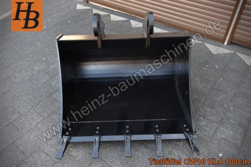 Tieflöffel Baggerlöffel Baggerschaufel 1000mm CW10 Verachtert KL4