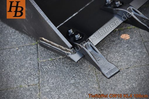 Tieflöffel Baggerlöffel Baggerschaufel 1000mm CW10 Verachtert KL4