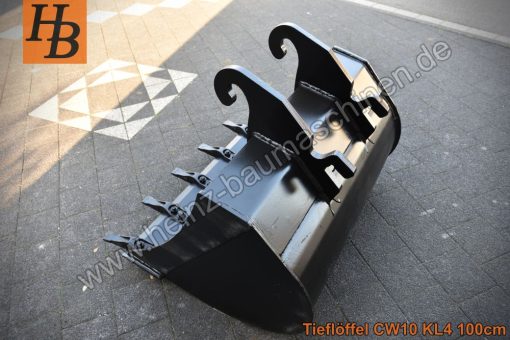Tieflöffel Baggerlöffel Baggerschaufel 1000mm CW10 Verachtert KL4