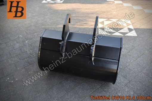 Tieflöffel Baggerlöffel Baggerschaufel 1000mm CW10 Verachtert KL4
