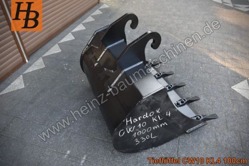 Tieflöffel Baggerlöffel Baggerschaufel 1000mm CW10 Verachtert KL4