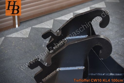 Tieflöffel Baggerlöffel Baggerschaufel 1000mm CW10 Verachtert KL4