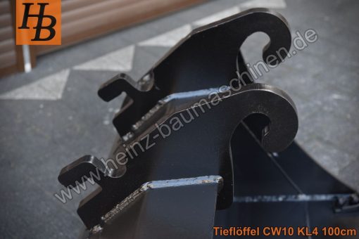 Tieflöffel Baggerlöffel Baggerschaufel 1000mm CW10 Verachtert KL4