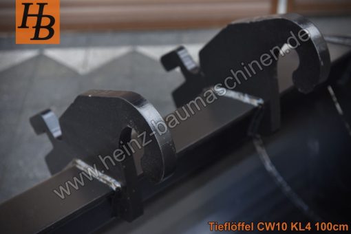 Tieflöffel Baggerlöffel Baggerschaufel 1000mm CW10 Verachtert KL4